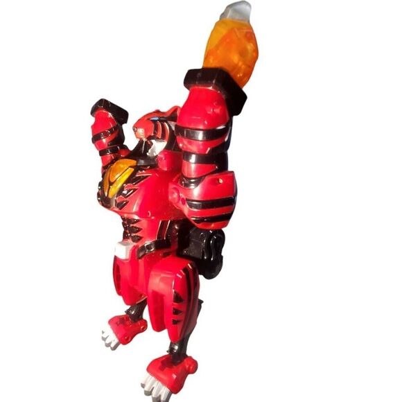 2007 Bandai Power Rangers Geki Juuken Megazord Jungle Figure MISSING A HAND. Wo - Picture 4 of 10